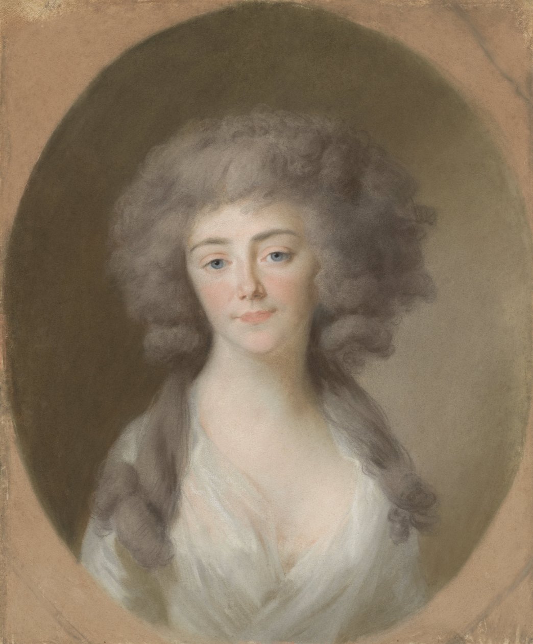 Louisa Isabella Alexandrina Augusta von Kirchberg (1772-1827). Frigyes Vilmos nassau-weilburgi herceg felesége és Augusta Maria Carolina nassau-weilburgi sógornője alkotó: Johann Friedrich August Tischbein