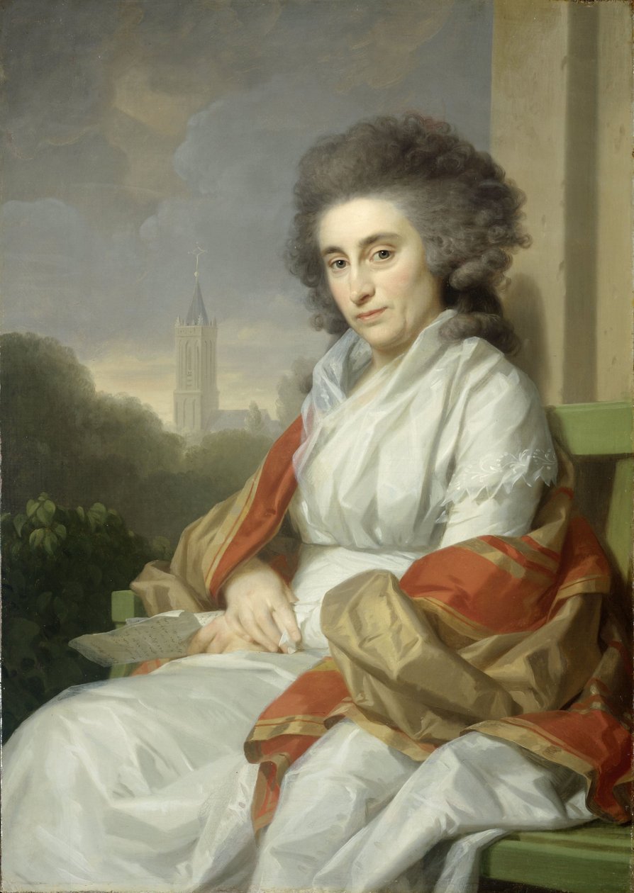Cornelia Rijdenius portréja, Johannes Lublink felesége II alkotó: Johann Friedrich August Tischbein