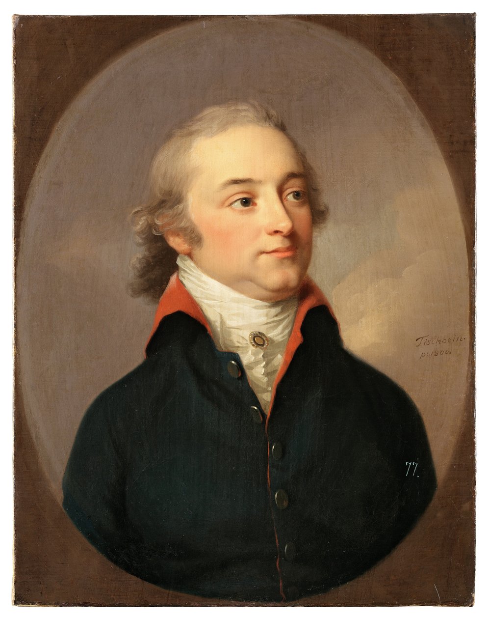 Friedrich Karl Ludwig, Schleswig-Holstein-Sonderburg-Beck hercegének portréja 1757-1816, 1800 alkotó: Johann Friedrich August Tischbein