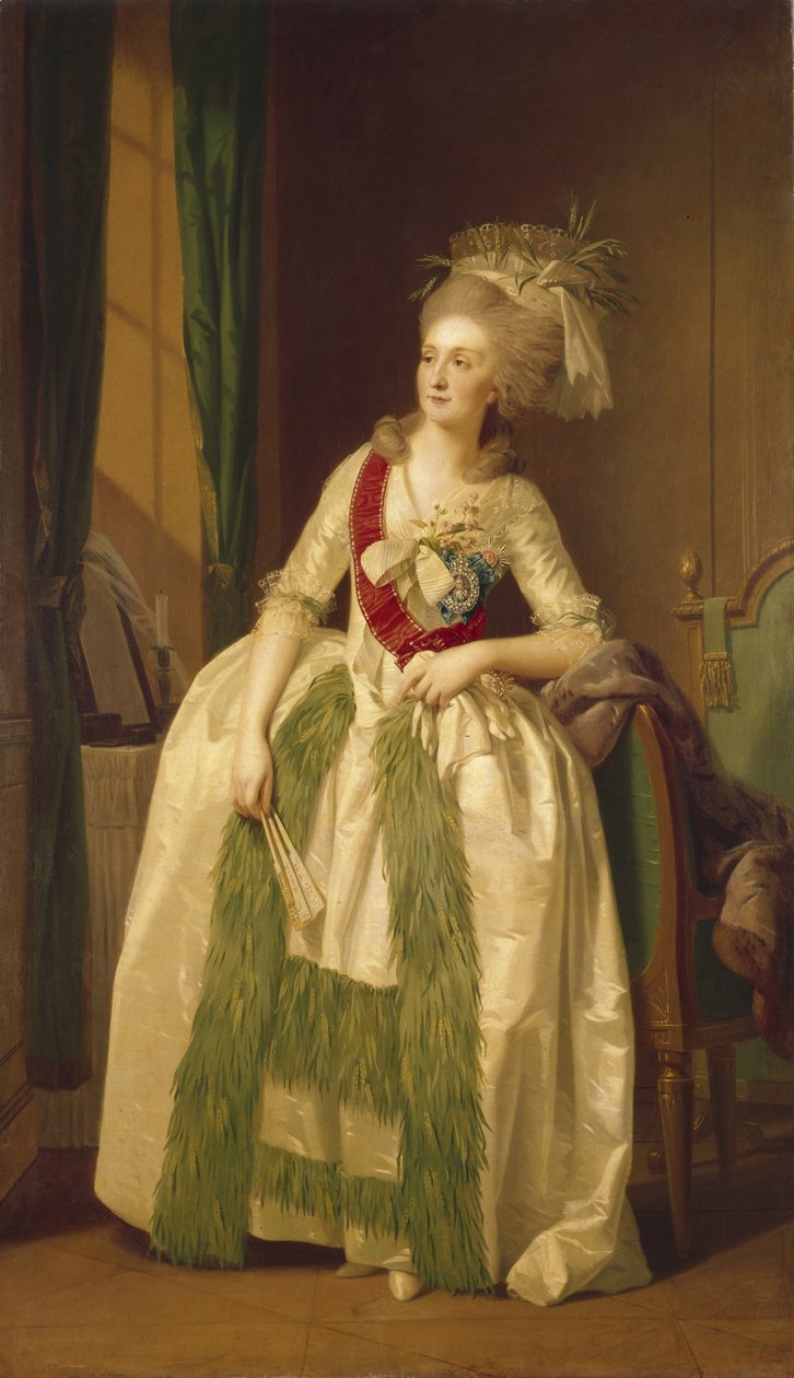 Natalya Vladimirovna Saltykova hercegnők portréja, 1780-as évek alkotó: Johann Friedrich August Tischbein