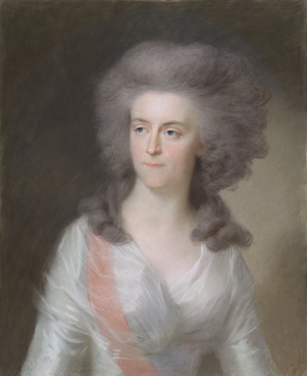 Porosz Vilmos, narancsos hercegnő, 1785-95 (pasztell pergamen) alkotó: Johann Friedrich August Tischbein