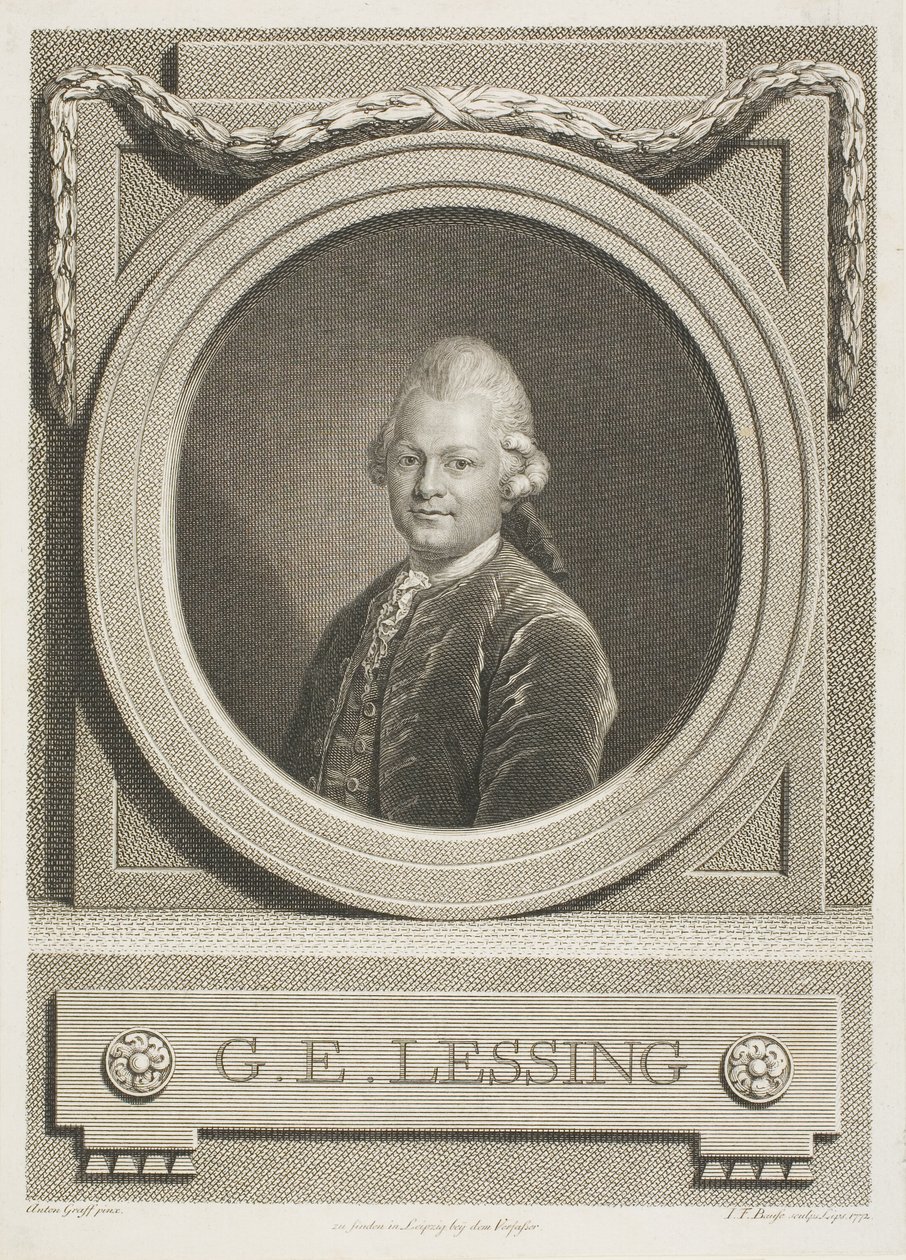 G.E. Lessing alkotó: Johann Friedrich Bause