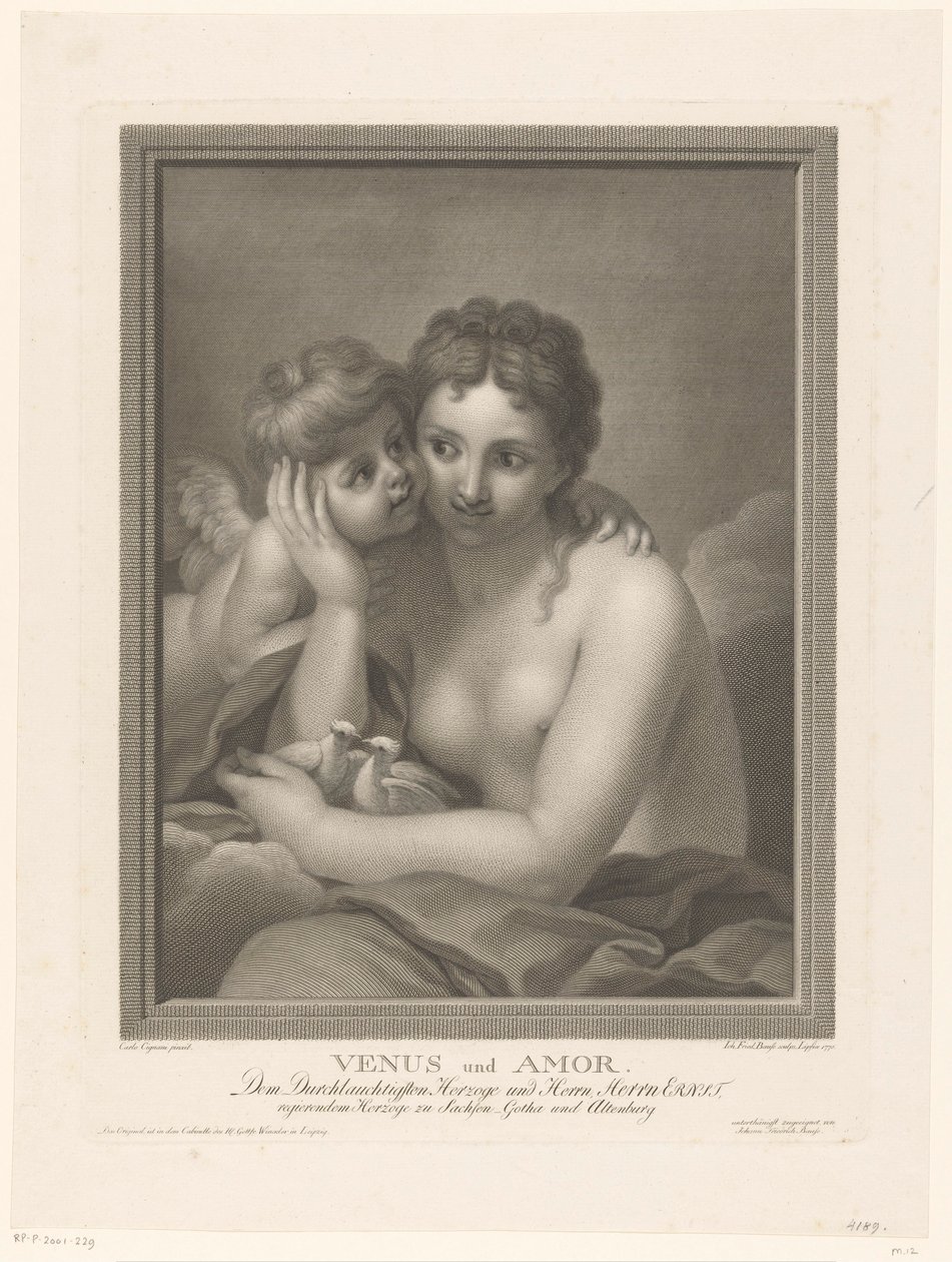 Vénusz szerelmes alkotó: Johann Friedrich Bause