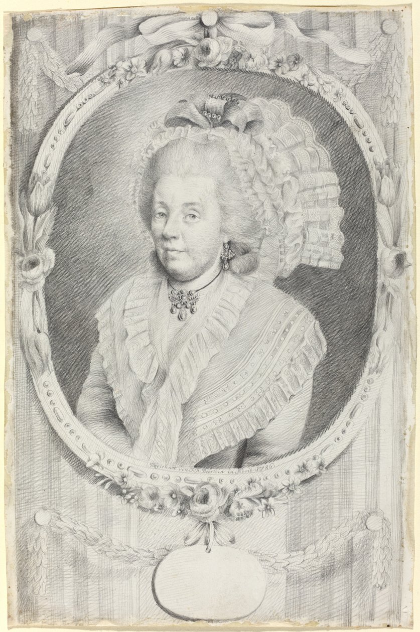 Frau Gottfried von Herder alkotó: Johann Friedrich Bierlein