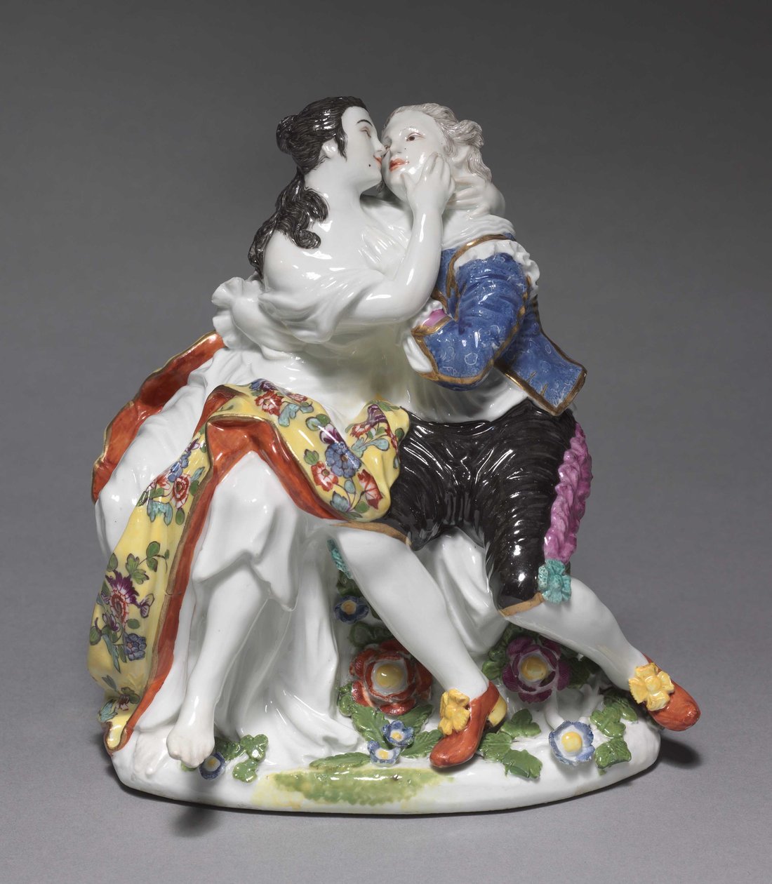 A szerelmesek, a németországi Meisseni Porcelángyár által gyártott, 1740 körül alkotó: Johann Friedrich Eberlein