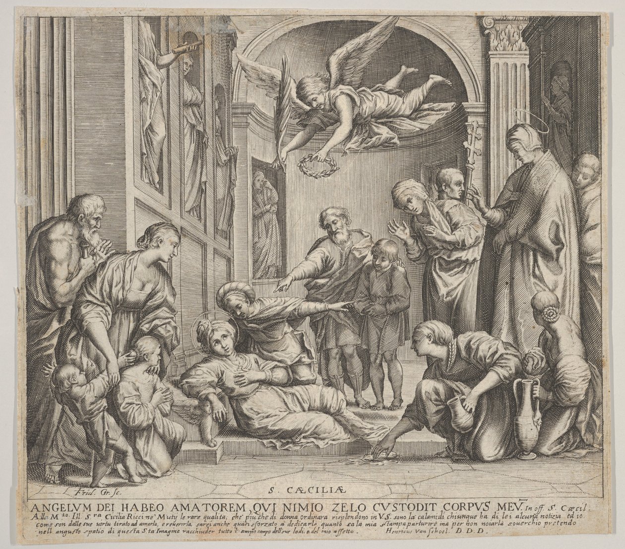 Szent Cecília halála, kb. 1640-60. alkotó: Johann Friedrich Greuter