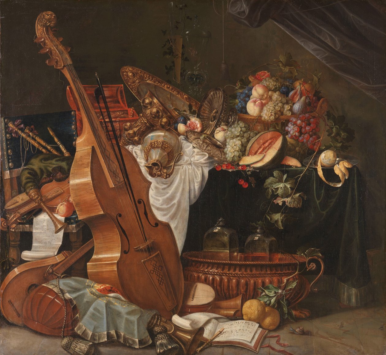 Csendélet alkotó: Johann Friedrich Grueber