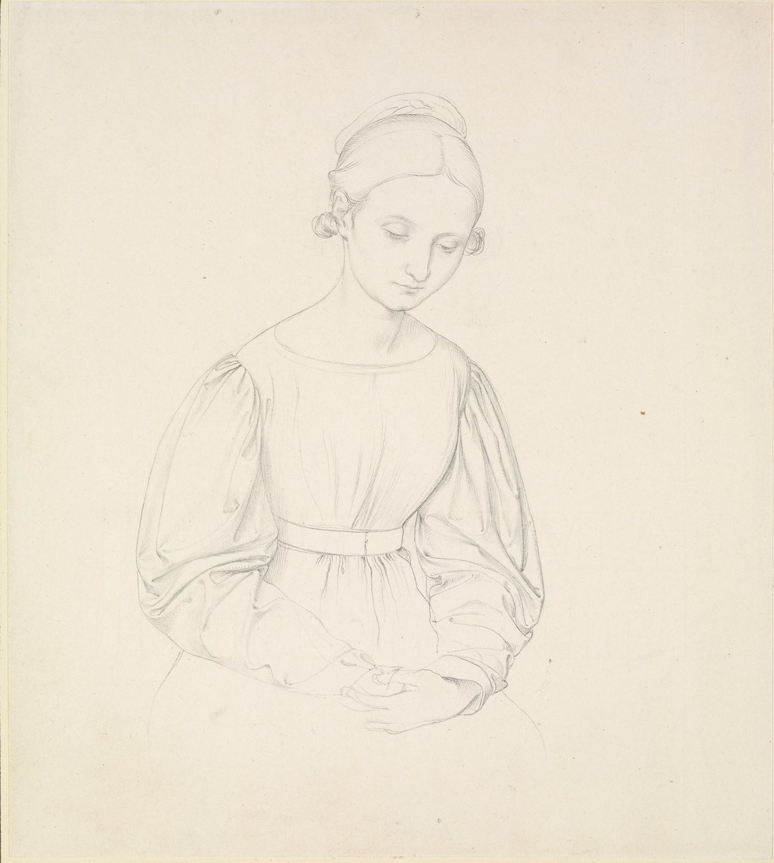 A művész feleségének, Nina portréja, 1830 alkotó: Johann Friedrich Overbeck