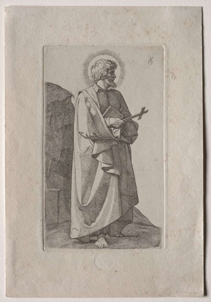 Ült. Fülöp Neri alkotó: Johann Friedrich Overbeck