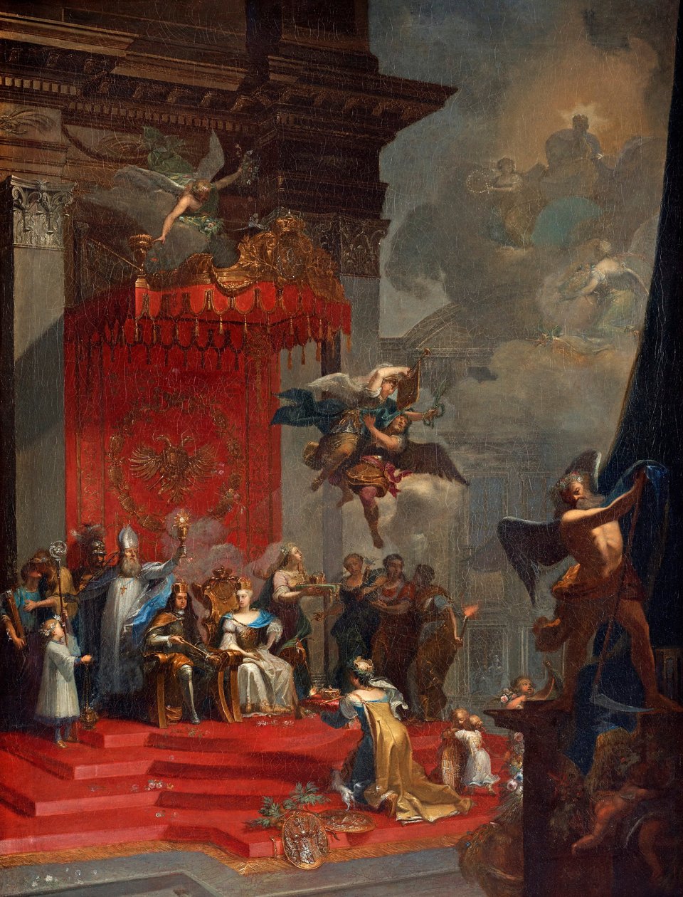 Erzsébet Krisztina római császárné alkotó: Johann Georg Böhm the Elder