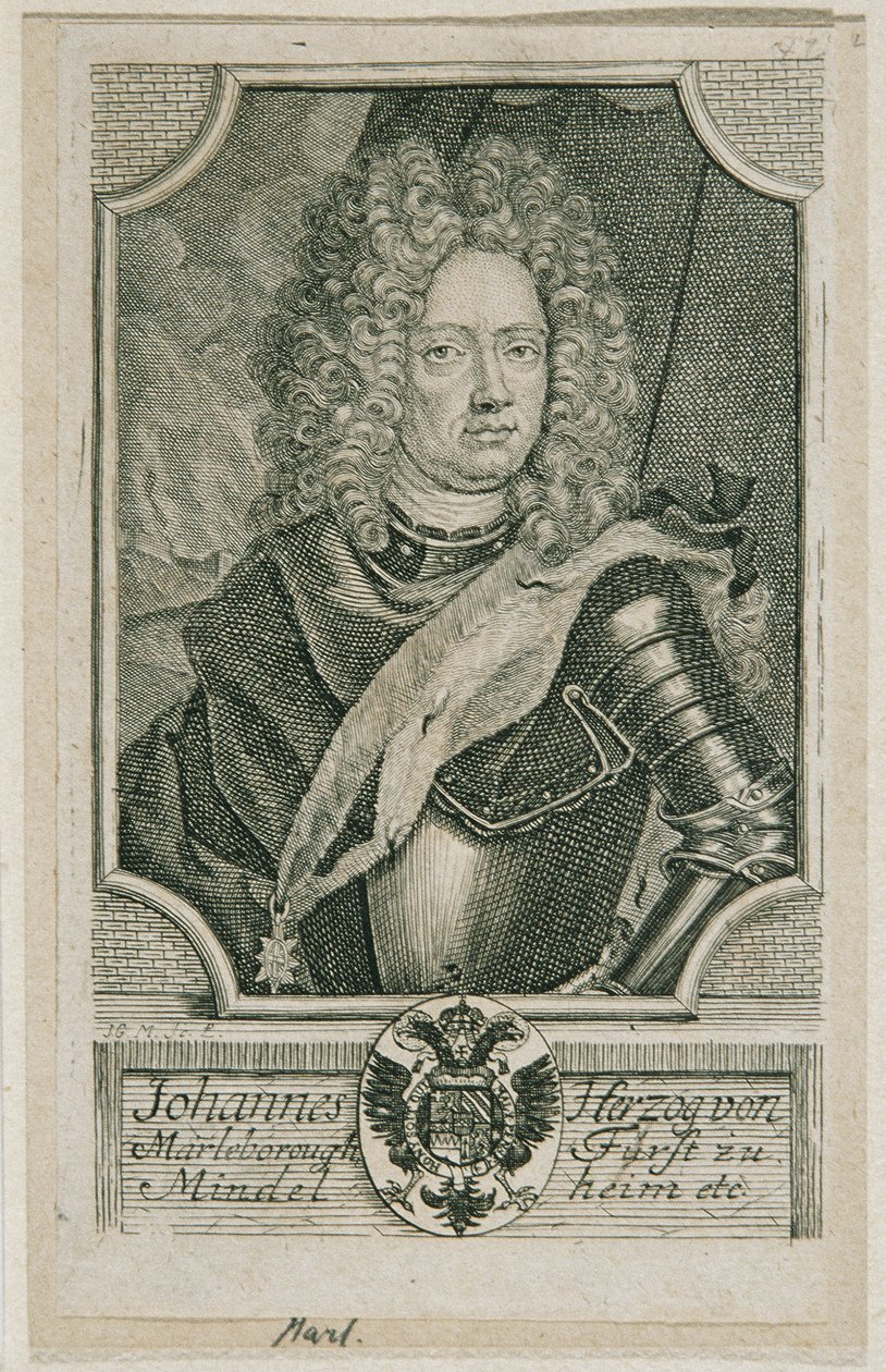 John Churchill Herzog von Marlborough alkotó: Johann Georg Mentzel
