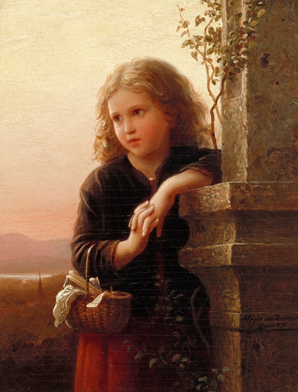A parasztlány, 1875 alkotó: Johann Georg Meyer von Bremen