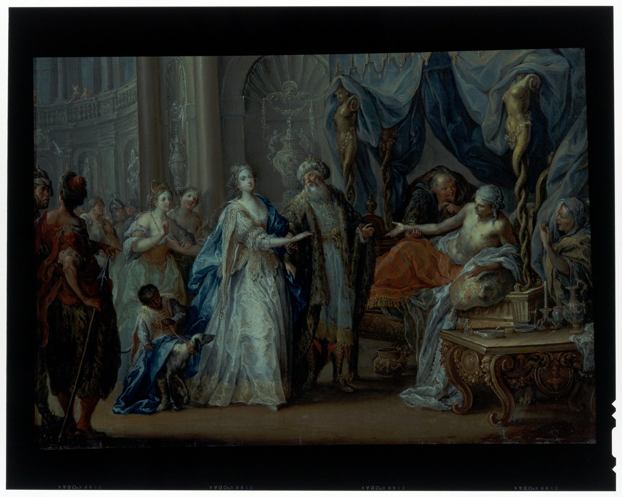 Antiochus and Stratonike alkotó: Johann Georg Platzer