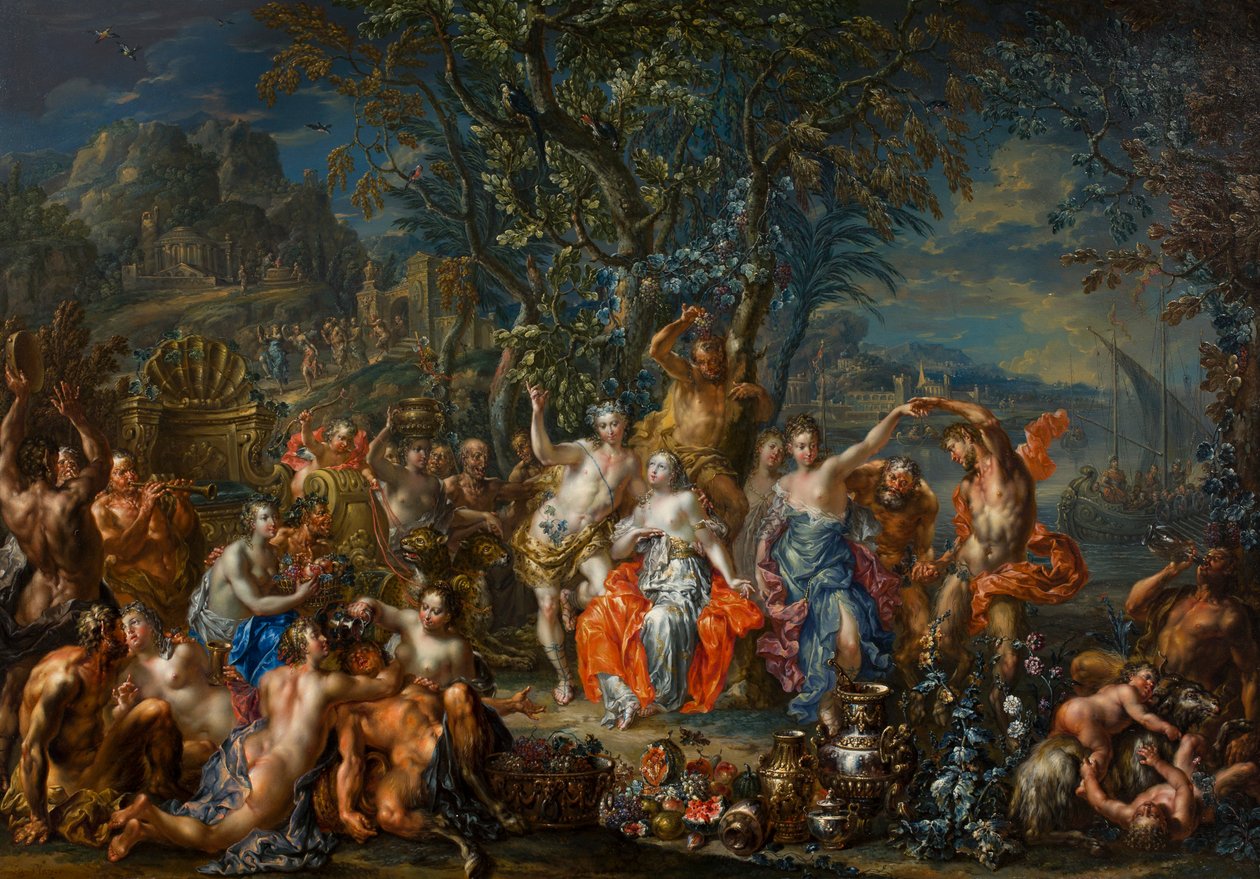 Bacchus és Ariadné alkotó: Johann Georg Platzer