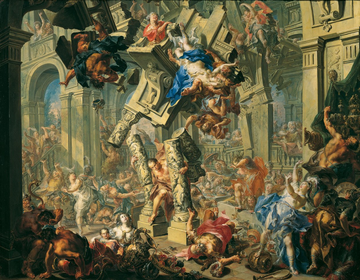 Samsons Rache alkotó: Johann Georg Platzer