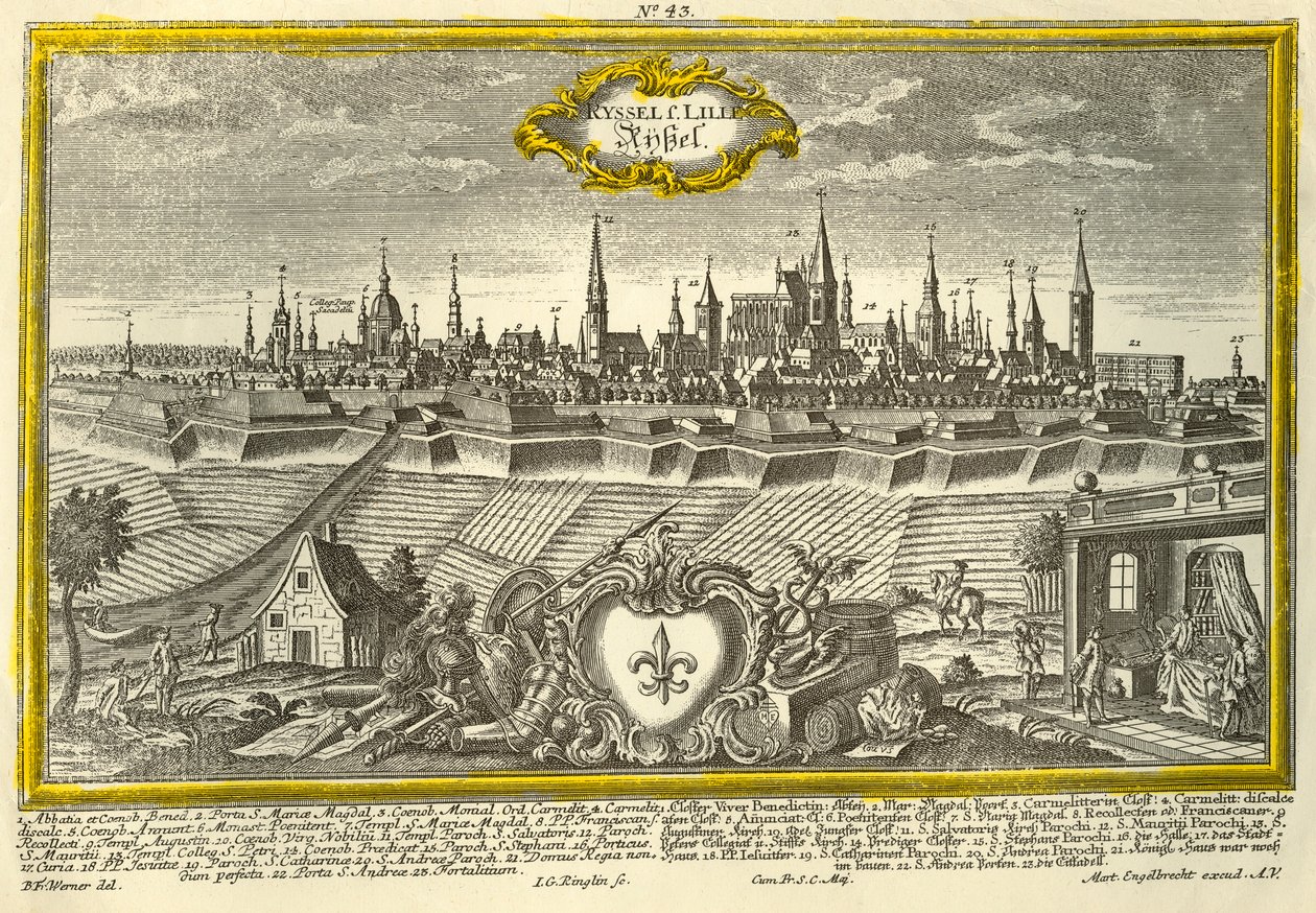 Lille, 1740. alkotó: Johann Georg Ringlin