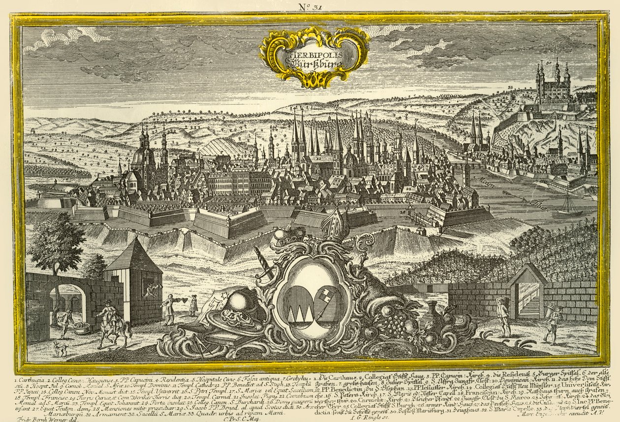 Wurzburg, 1740. alkotó: Johann Georg Ringlin