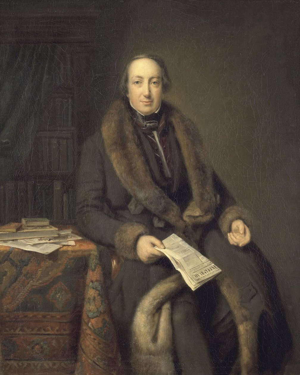 Pieter Arnold Diederichs (1804-74). Amszterdamban könyvkereskedő és az Algemeen Handelsblad alapítója 1828-ban alkotó: Johann Georg Schwartze (attributed to)
