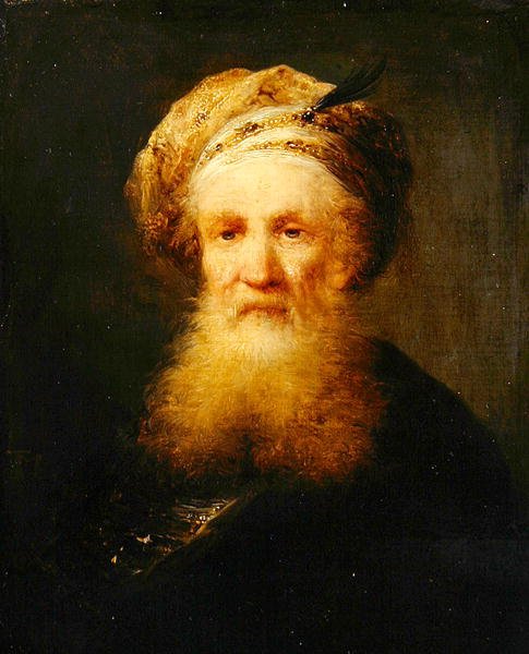 Egy keleti ember feje, 1759-62 körül (olaj, fa) alkotó: Johann Georg Trautmann