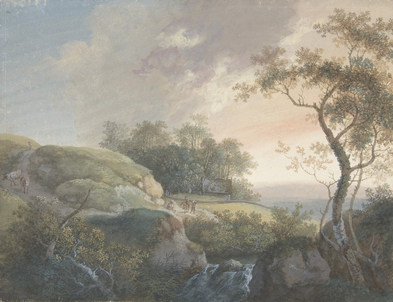 Reggel, 1732-67. alkotó: Johann Georg Wagner