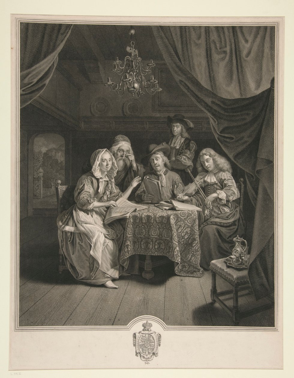 A családi koncert alkotó: Johann Georg Wille