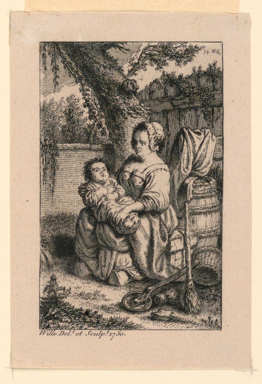 A nővér alkotó: Johann Georg Wille