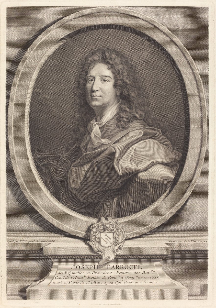 Joseph Parrocel alkotó: Johann Georg Wille after Hyacinthe Rigaud