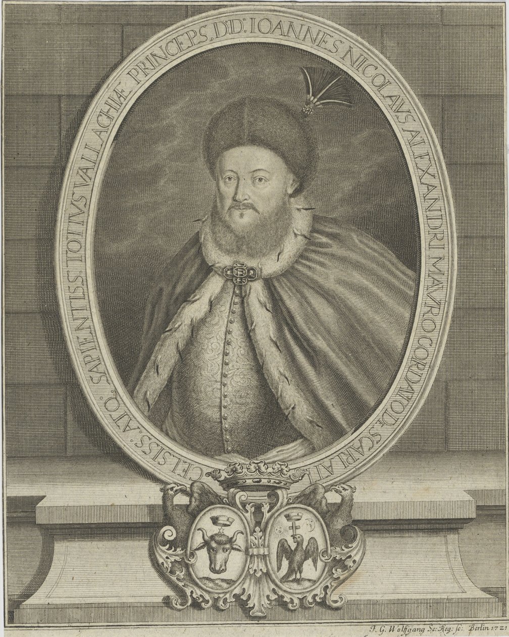 Nicolaos Mavrocordatos 1680-1730, 1721. alkotó: Johann Georg Wolfgang