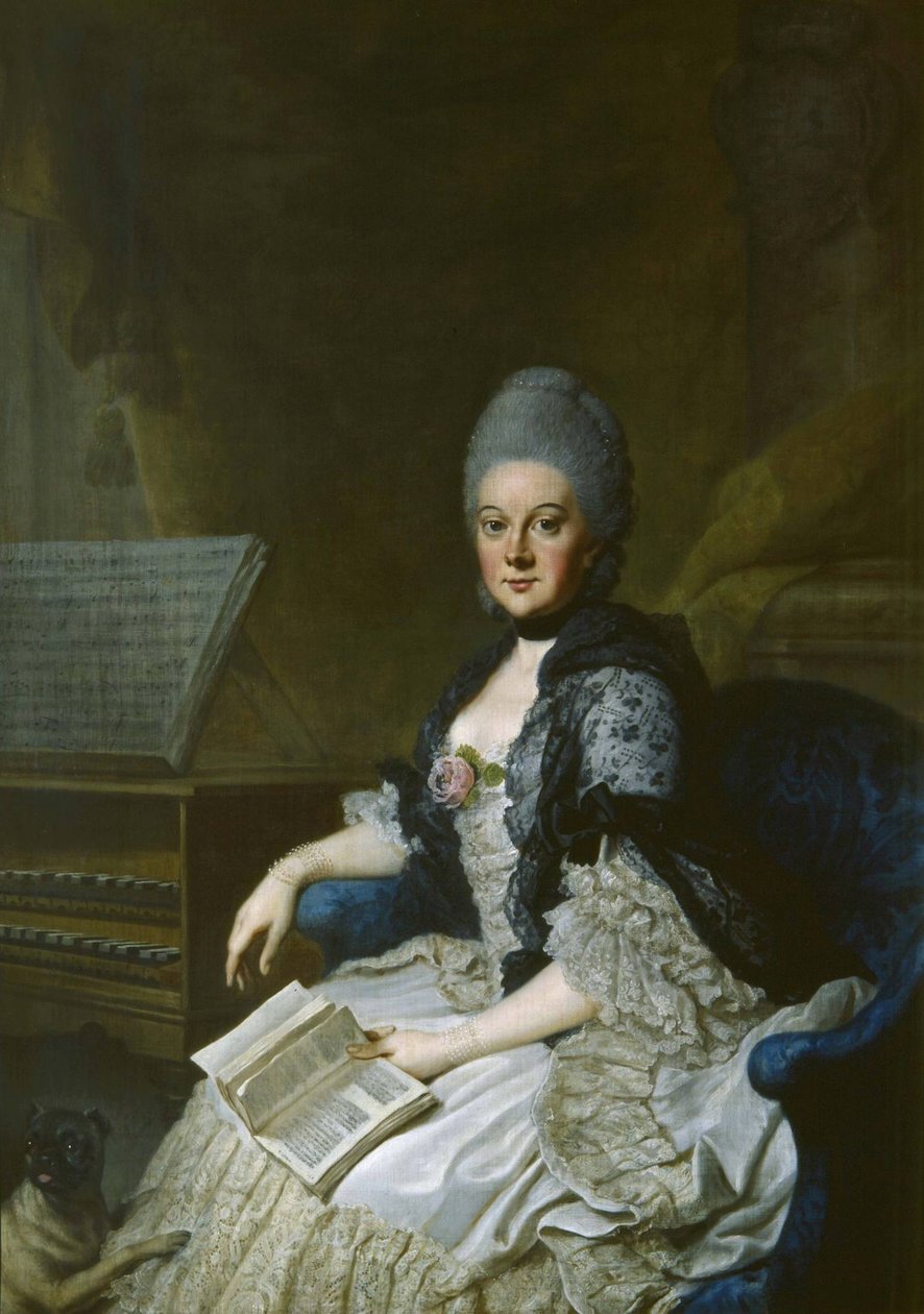 Anna Amalia brunswick-wolfenbütteli hercegnő 1739-1807 alkotó: Johann Georg Ziesenis the Younger