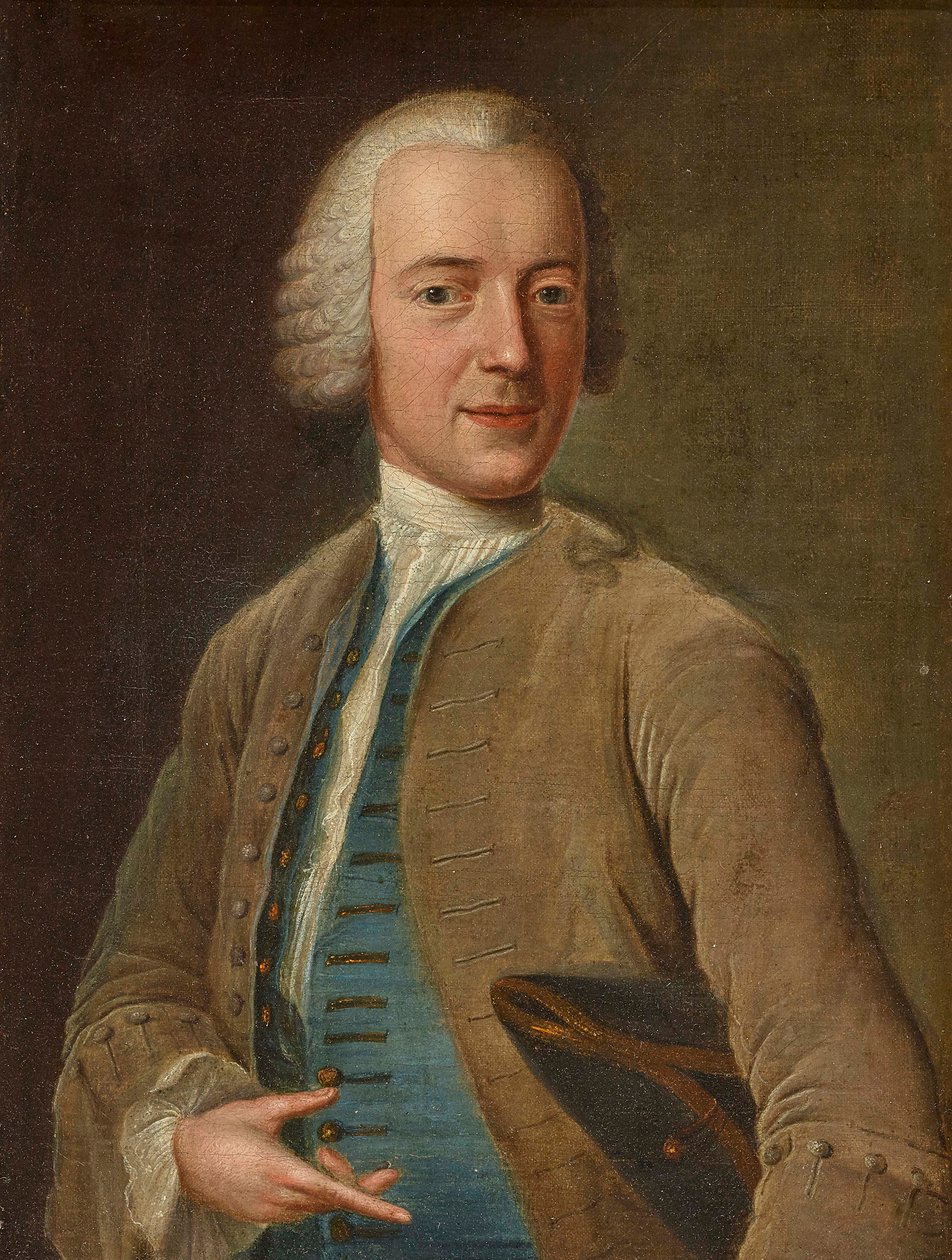Önarckép, 1744 körül. alkotó: Johann Georg Ziesenis the Younger