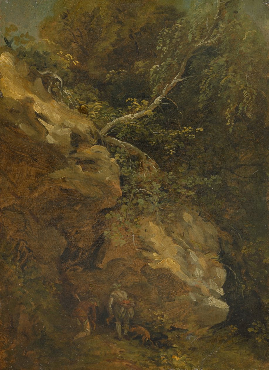 Forstmeister Dillis am Dachsbau alkotó: Johann Georg von Dillis
