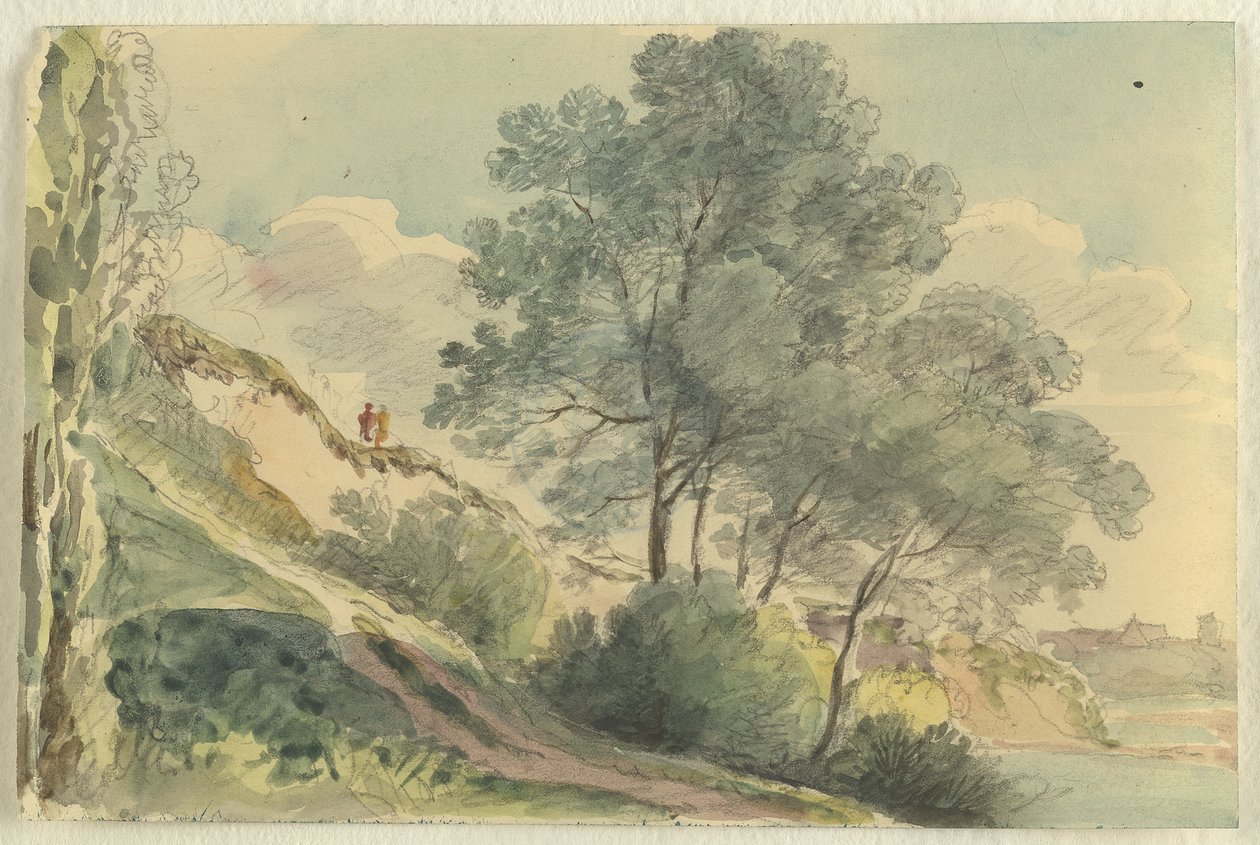 Az Isar-part fás dombja alkotó: Johann Georg von Dillis