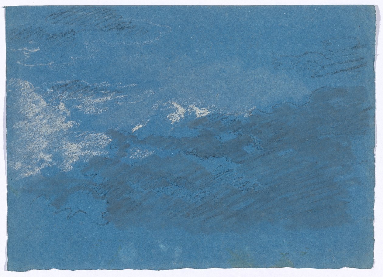 Wolkenstudie alkotó: Johann Georg von Dillis