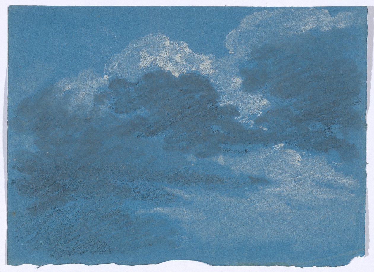 Wolkenstudie alkotó: Johann Georg von Dillis