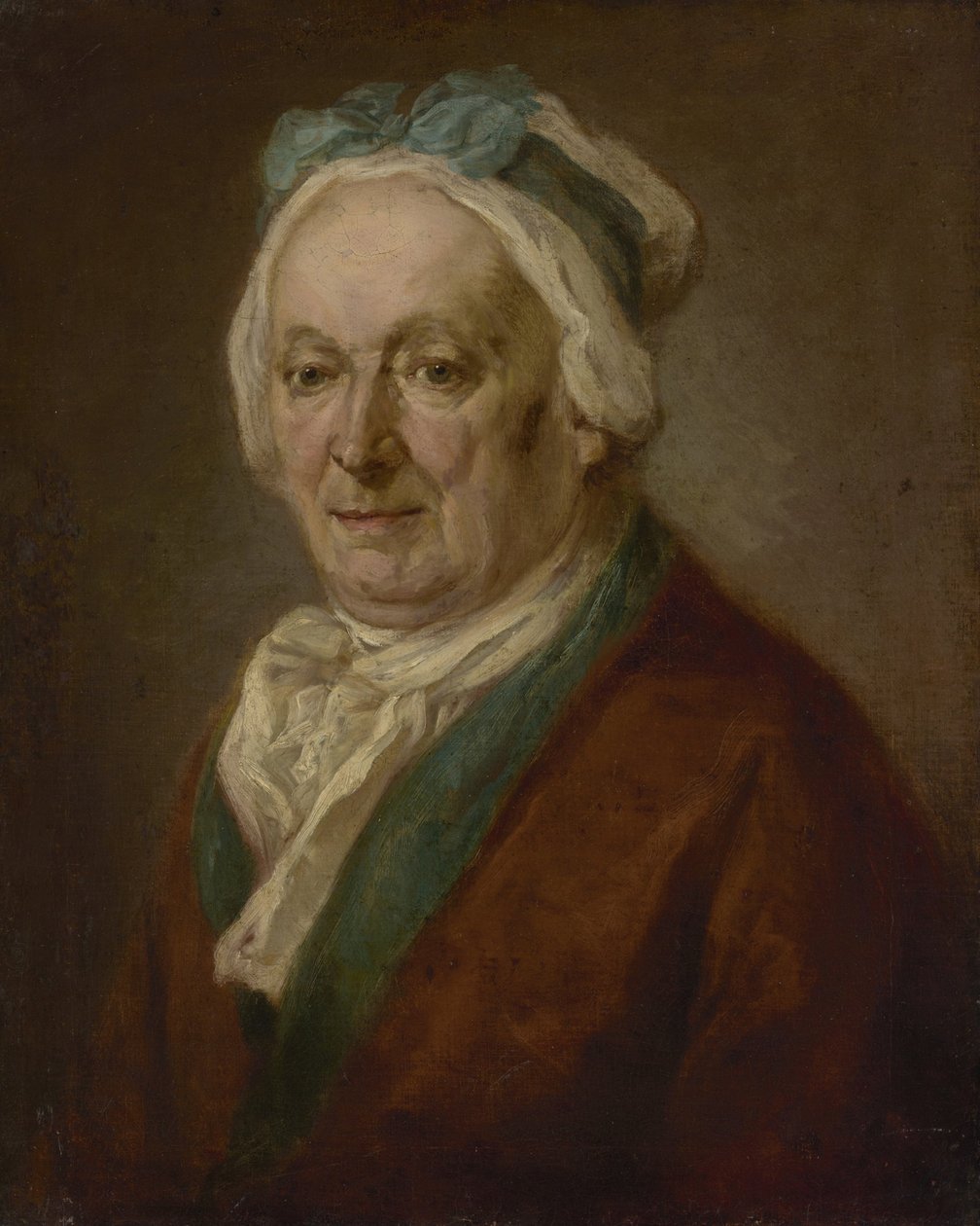 Álmosfejű férfi portréja alkotó: Johann Georg von Edlinger