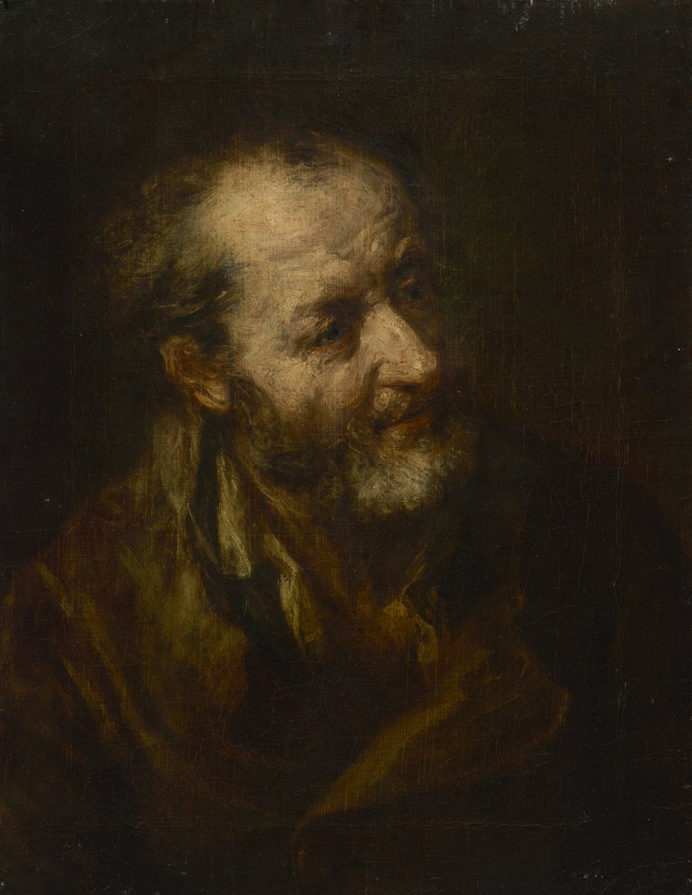 Egy öregember portréja alkotó: Johann Georg von Edlinger