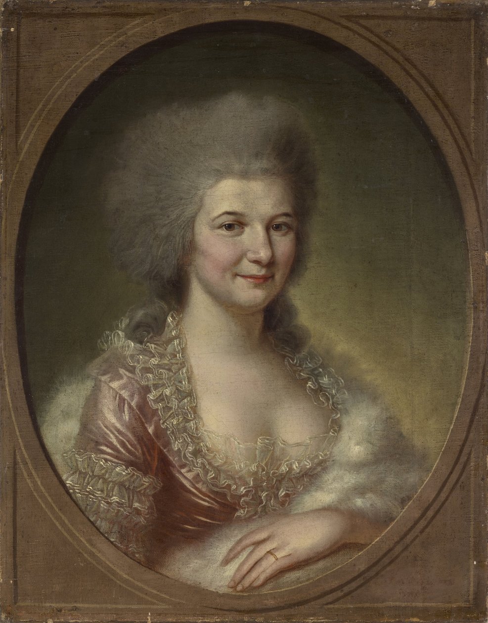 Várakozó hölgy a választási bíróságon alkotó: Johann Georg von Edlinger