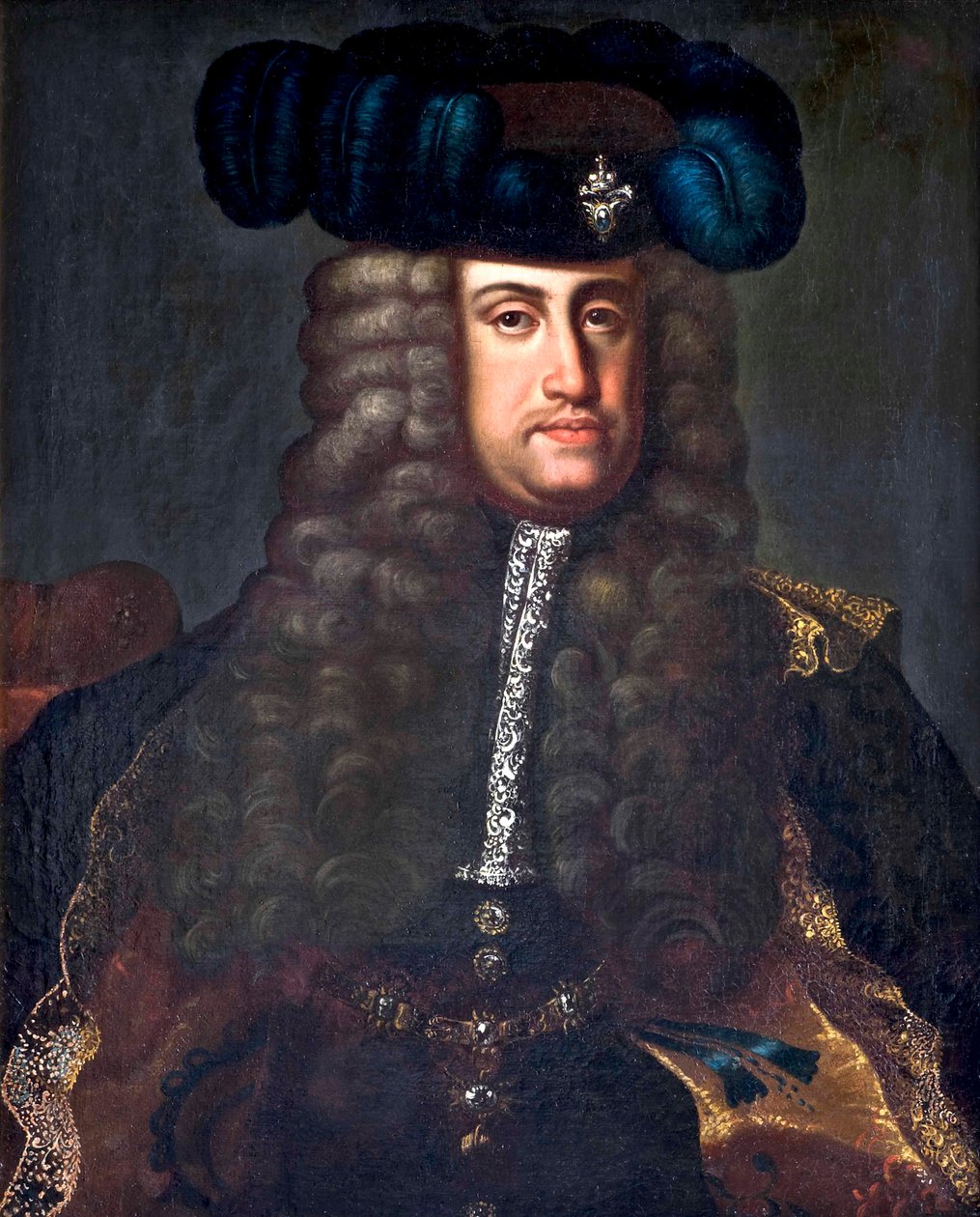 Károly római császár (III. Habsburg Károly) – VI. Károly (1685-1740), római római császár portréja, Auerbach, Johann Gottfried (1697-1753). olajfestmény alkotó: Johann Gottfried Auerbach