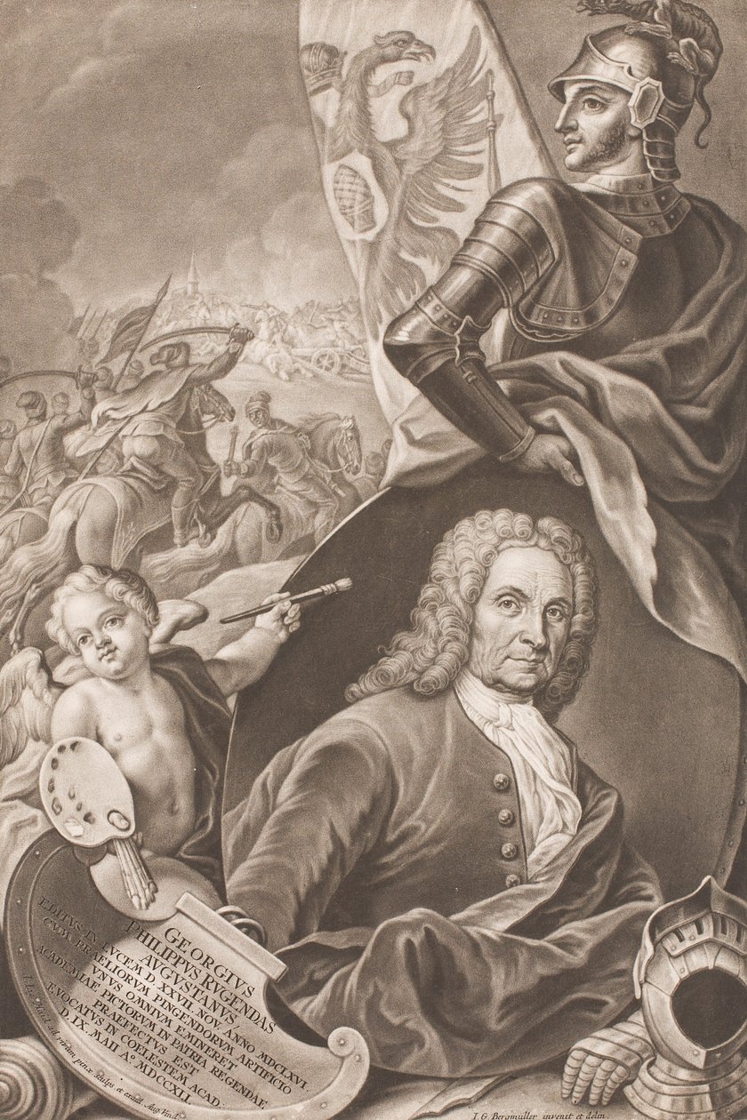Georg Philipp Rugendas portréja 1666-1742, c. 1745. alkotó: Johann Gottfried Haid