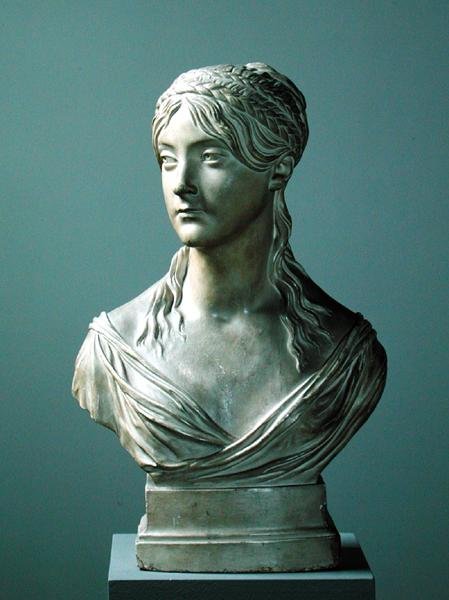 Schlegel Marianne (1791-1869) portréja, 1805 (gipsz) alkotó: Johann Gottfried Schadow