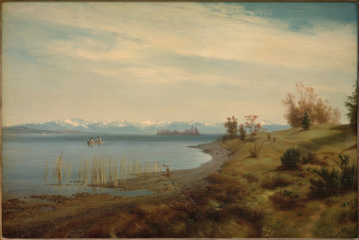 Vorfrühling am Starnberger See alkotó: Johann Gottfried Steffan