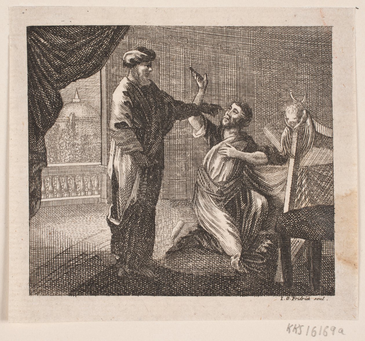 Matrica H. Niemeyer "Bibliai jellemzői" számára alkotó: Johann Gottlieb Friedrich
