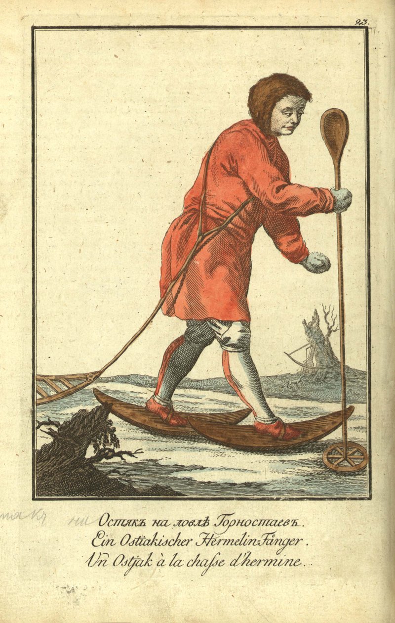 Osztyak vadvadászaton, 1799 alkotó: Johann Gottlieb Georgi