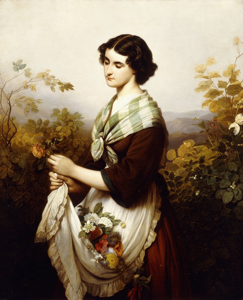Az utolsó rózsa; Az utolsó rózsa, 1865 alkotó: Johann Grund