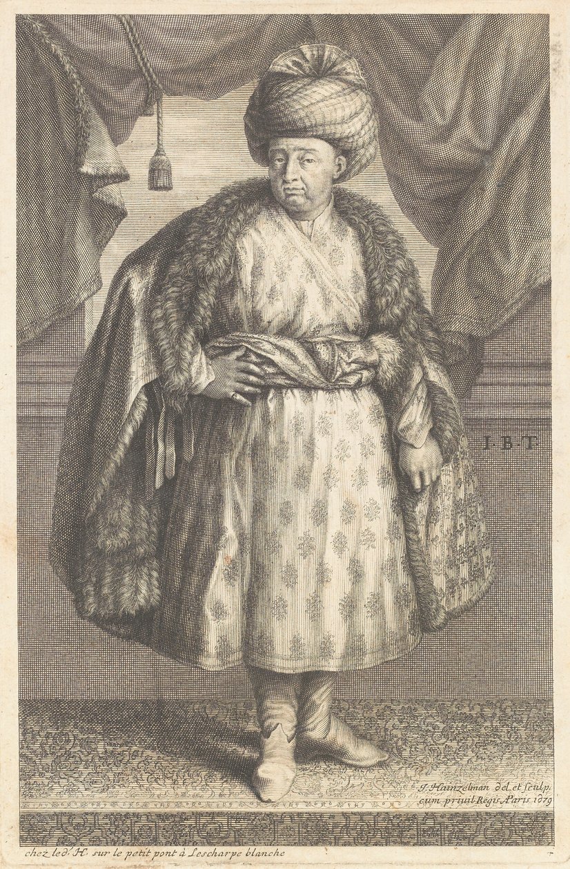Jean-Baptiste Tavernier (1605-1689) portréja alkotó: Johann Hainzelmann