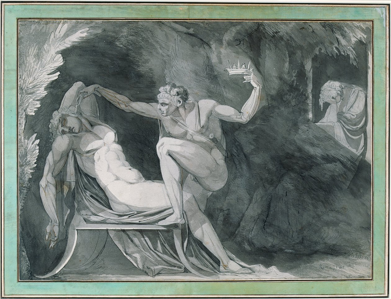 A dán királyt álmában megmérgezi a testvére alkotó: Johann Heinrich Füssli