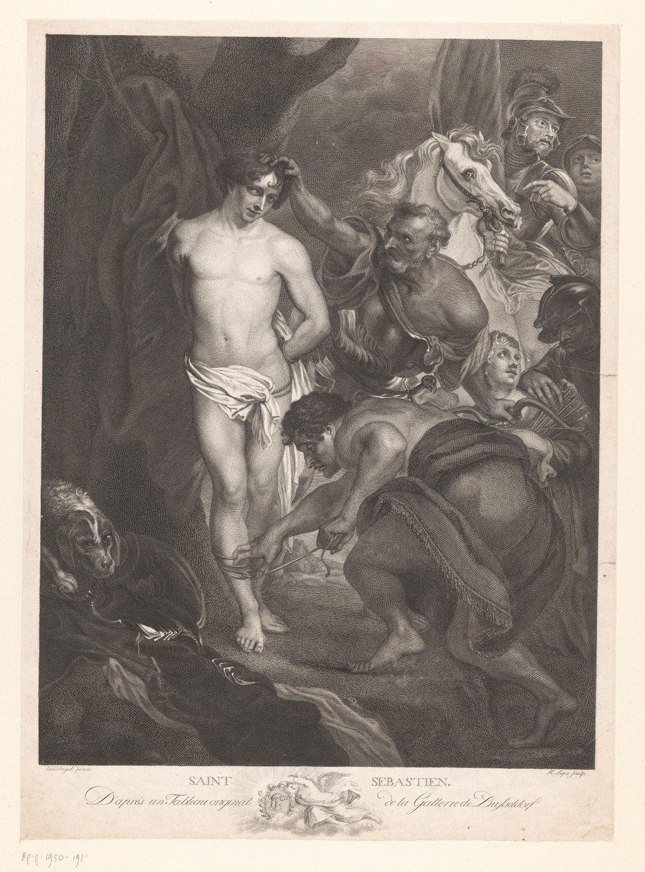 Szent Sebestyén alkotó: Johann Heinrich Lips