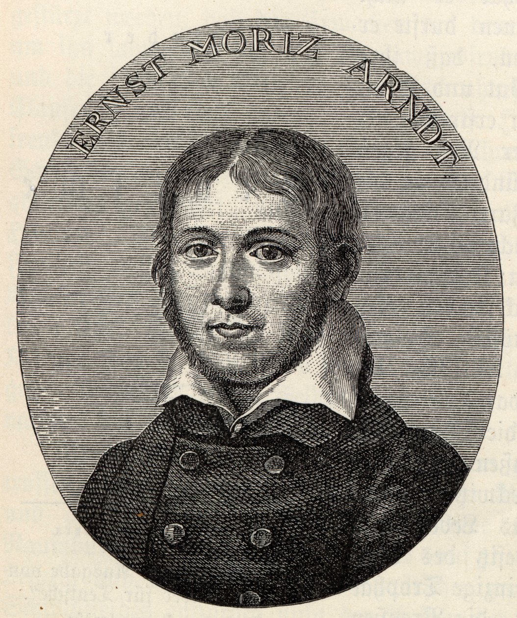 Ernst Moritz Arndt portréja 1769-1860. alkotó: Johann Heinrich Lips