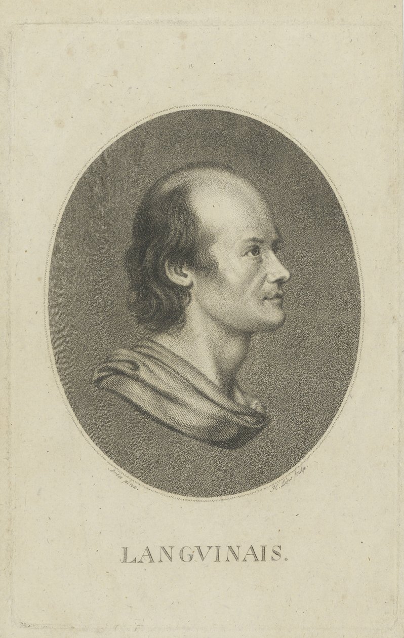 Jean-Denis Lanjuinais portréja 1753-1827, c. 1810. alkotó: Johann Heinrich Lips