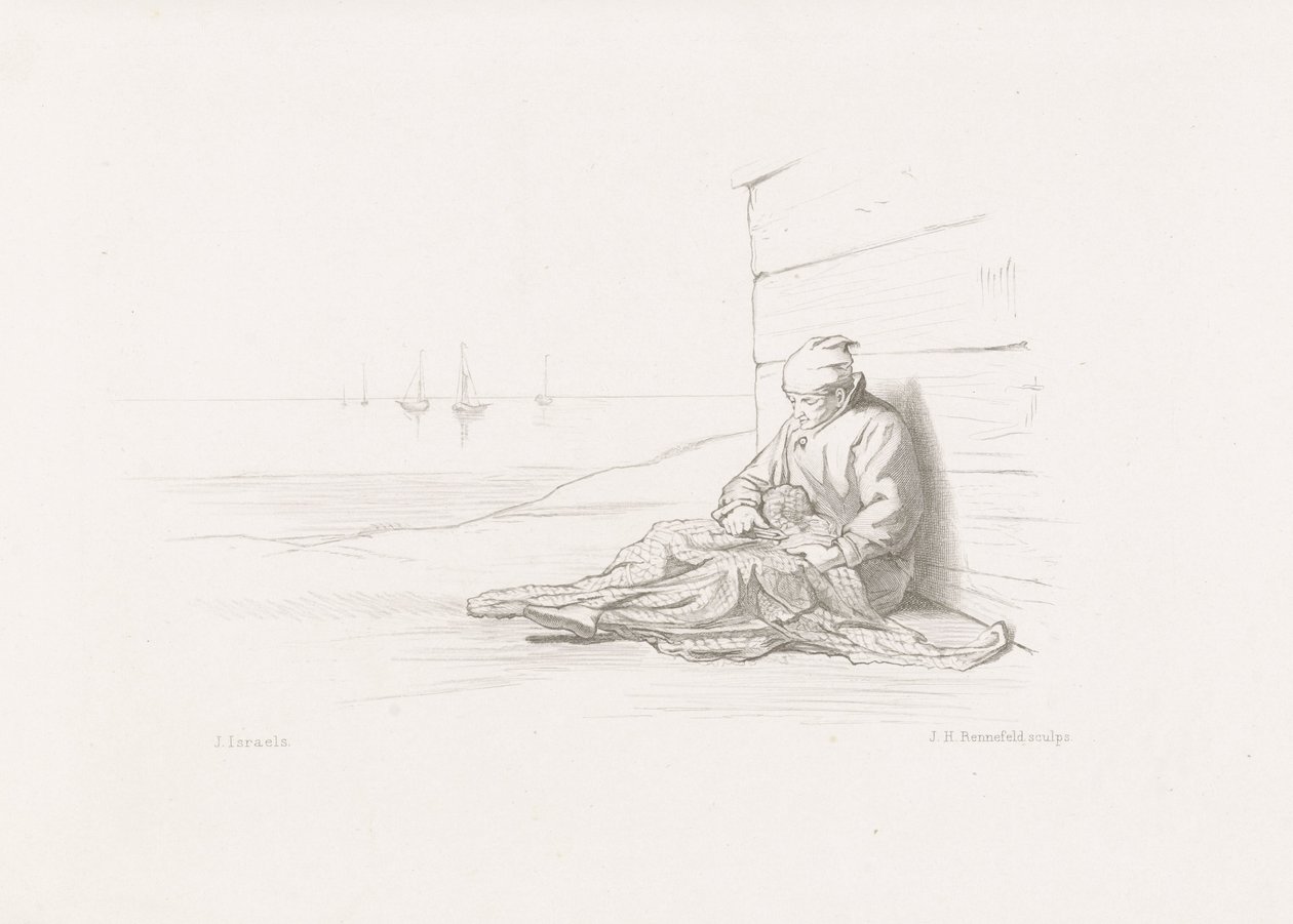 A hálók fizetnek A tenger gyermekei (sorozat címe) alkotó: Johann Heinrich Maria Hubert Rennefeld
